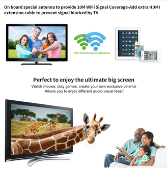 OT-DVB07 WI-FI ресивер для ТВ (HDMI) Anycast, Miracast, DLNA, AirMirror, AirPlay