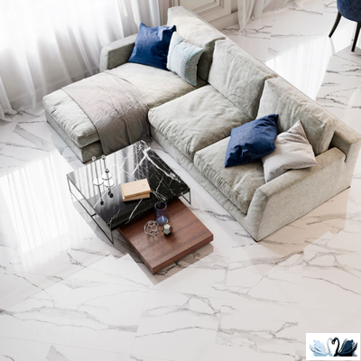 Керамогранит Staro Oasis Milos Statuario 60х60 см полированный цвет белый