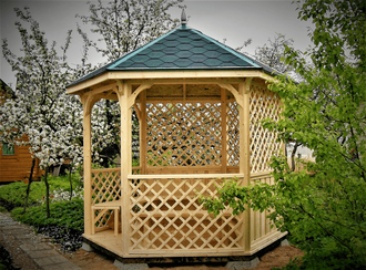 Шестигранная беседка 1,8 м
