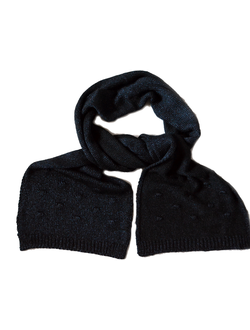 Вязаный шарф с шелком Италия Vizio Tar