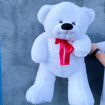 Плюшевый медведь 110 см белый Веня