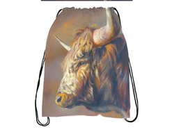 Сумка-мешок для обуви с символикой "Быка" №7