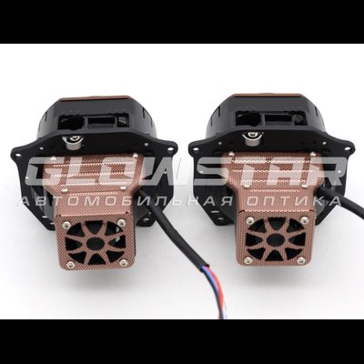 Билед модули Aozoom X7 2025 (прямоугольные) 3.0 дюйма, 2 чипа, 5500K, 12V, 55W/63W крепление 3R