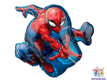 Шар фольга Человек паук 74 см ( шар  + гелий + лента) Б