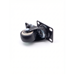 Опора колесная со стопором D40 площадка