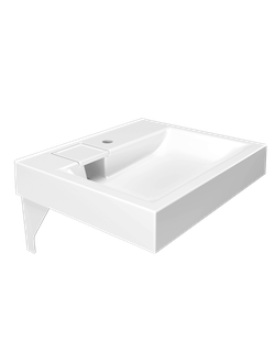 Раковина Paola Siena 500 над стиральной машиной