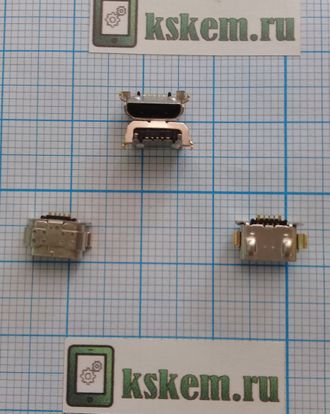 Разъем зарядки microUSB № 63 Huawei P9 Lite /Y3 2017, Y5 2017, Samsung T290, T295 (MYA-L22)