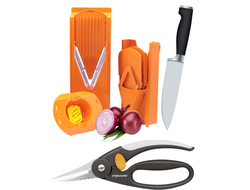 Ножи, ножницы, тёрки, овощерезки, ножеточки