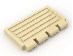 Hinge Train Gate 2 x 4, Tan (2873 / 4163972)