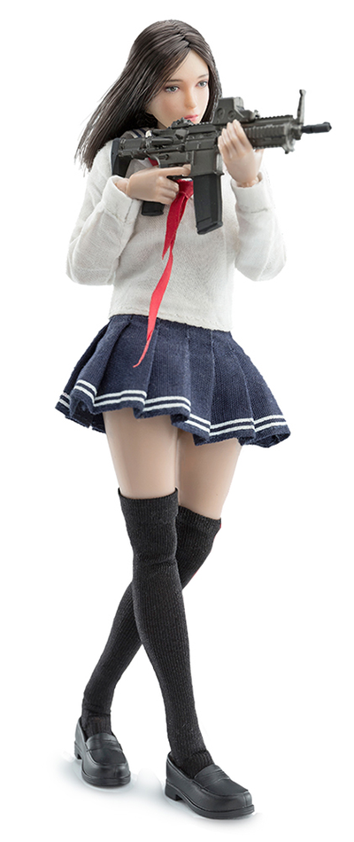Боевая японская школьница - Коллекционная ФИГУРКА 1/12 Palm Treasure Series - Campus Gun Girl (C.G.G.) (VCF-3001) - VERYCOOL