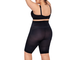 УДЛИНЕННЫЕ, Утягивающие шорты женские-панталоны MONA с высокой талией (цвет черный) объем бедер 125-165 смобъем бедер 125-165 см