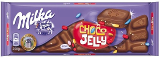 Шоколад Milka Choco Jelly Chocolate 250гр (12 шт)