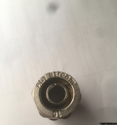 Цанга муфта переходная 16 20 26 32 м/п * 1/2 3/4" 1" ш ALT Stream