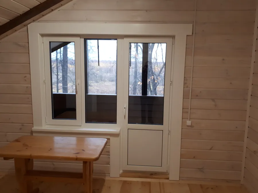 Выход на терассу , балконный блок