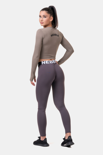 Легинсы женские Squat HERO Scrunch Butt Leggings 571 Каштановые