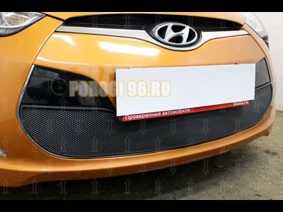 Защита радиатора Hyundai Veloster 2012-2016 black