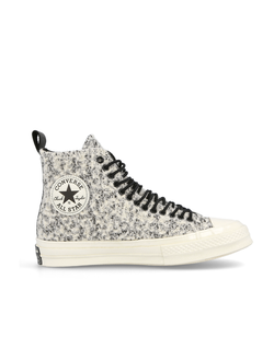 Кеды Converse Chuck 70 Sherpa зимние серые высокие 166132C фото