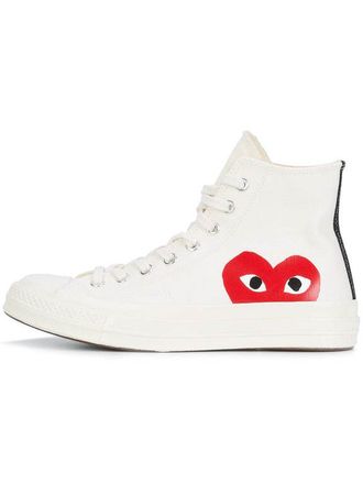 Кеды Converse Comme des GARÇONS play белые высокие в Кемерово