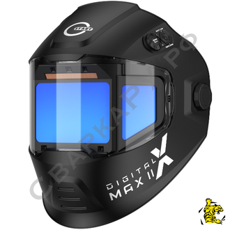 Маска сварщика "Хамелеон" Старт Digital X MAX II 3/4-15DIN обзор 116x81мм +2х 74х50мм