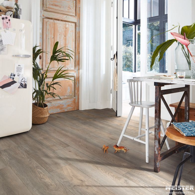 Ламинат MEISTER 6977 Дуб серый дикий в интерьере