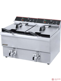 Фритюрница Airhot EF10T+10T с краном