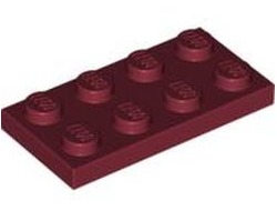 Plate 2 x 4, Dark Red (3020 / 4248803 / 4528320 / 4539071)