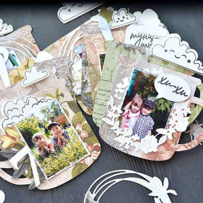 Набор штампов и ножей для вырубки "Комиксы"