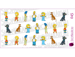 Слайдер дизайн 045 - Семейство Симпсонов