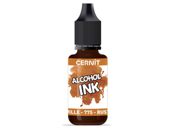 алкогольные чернила Cernit alcohol ink, цвет-rust 775 (ржавчина), объем-20 мл