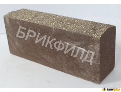 Имитация природного камня "Шуба", ложок (тычок). Шоколад. Кирпичный завод Брик Филд