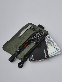 Кошелек Alpaka Zip Cardholder Dark Green X-Pac VX21