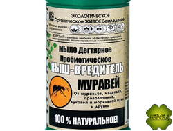НАТУРАЛЬНОЕ ! Мыло дегтярное пробиотическое Кыш-Вредитель Муравей - 0,5 л