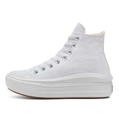 белые высокие кеды converse на платформе move high top 568498c фото