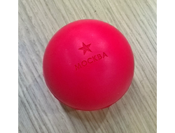 Игрушка мячик-антистресс, с нанесением "Москва"