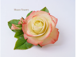 Зажим с розой "Gloria Day".