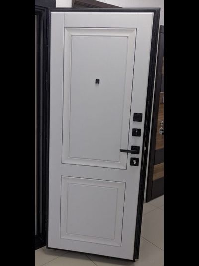 ТАНДОР. СТАЛЬ 2 мм. ДЕКАНТО 100 мм. ТРЕХКОНТУРНАЯ. ЧЕРНЫЙ БУКЛЕ / SOFT TOUCH БЕЛЫЙ БАРХАТ