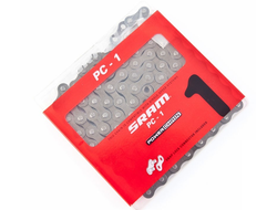 Цепь SRAM PC-1 SnapLock, 1ск., 114 зв., серебр., 68.2793.114.205