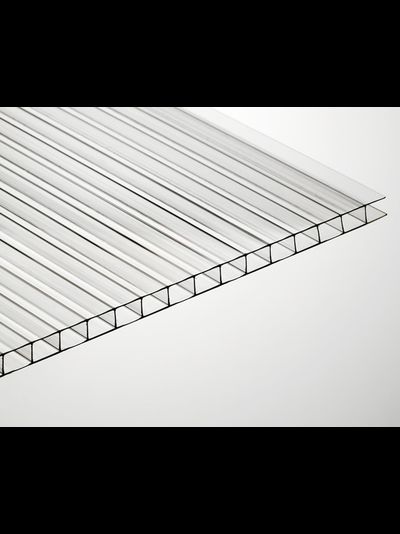 Поликарбонат сотовый 6 мм прозрачный  2100х6000 мм