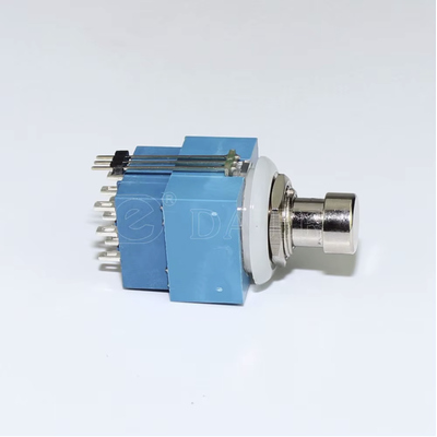 Ножной переключатель DAIER PBS-24-302-N2 RGL 3PDT Красный Зеленый, 1 шт.