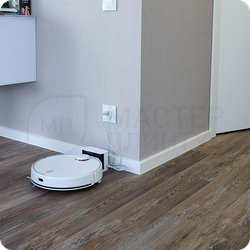 Плинтус ХДФ Dollken Cubu Flex Life XL 60мм Х 2,5 м 1013/5012 Белый в интерьере 1