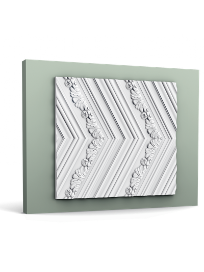 Декоративная стеновая 3D панель из полиуретана Orac Decor W130 CHEVRON