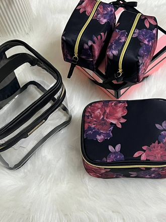 Косметичка Виктория Сикрет 4в1 цвет черный