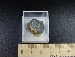 Арсенопирит (скородит) в пластиковом боксе, Россия, Южный Урал №22346