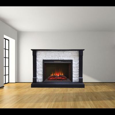 Электрокамин Моника BL M2 с очагом Sparta 25.5 LED