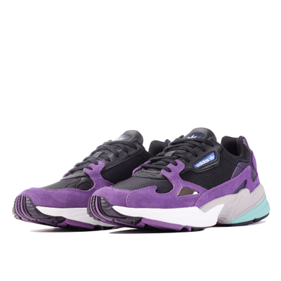 Adidas falcon sales black purple