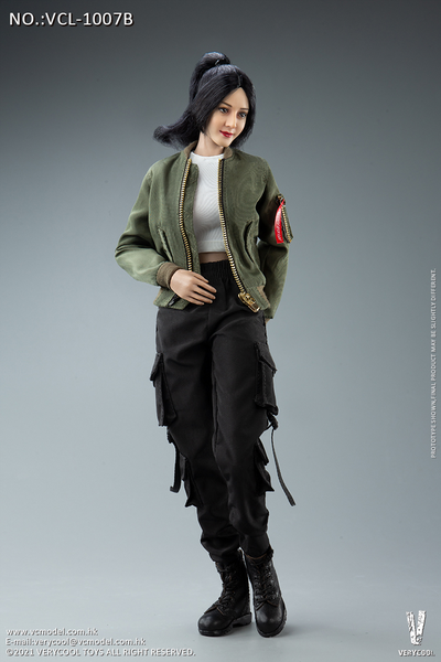 Женский комплект с курткой (оливковая) - 1/6 Fashion Jacket Set (VCL-1007B) - VERYCOOL