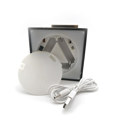 Новогодний  LED фонарь с поддувкой снега и USB кабелем, Н=30см (три вида)