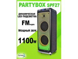 Колонка большая портативная OT PARTYBOX SPF27 с подсветкой RGB