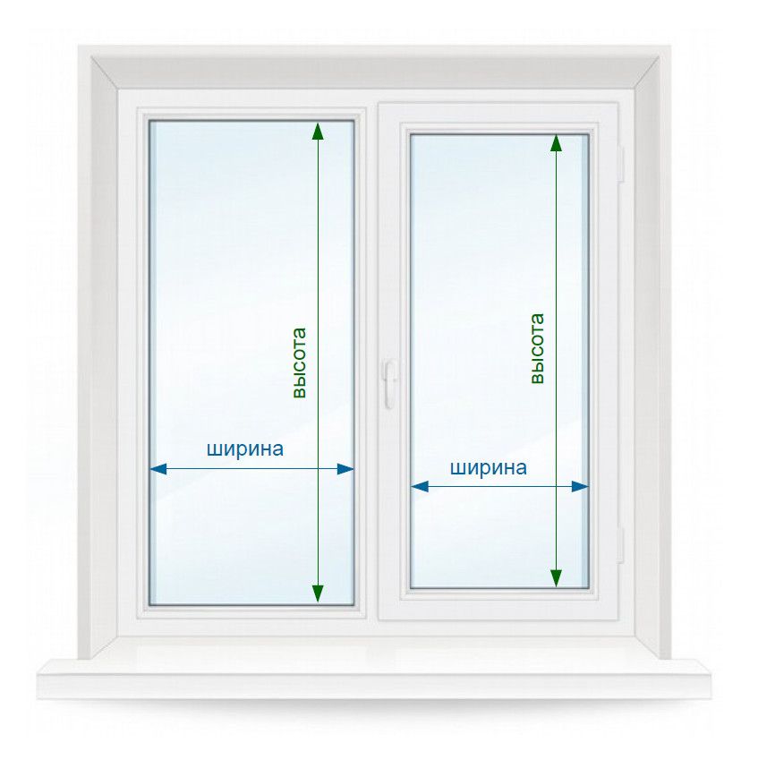 Схема по замеру кассетных горизонтальных жалюзи Venus, рис 1