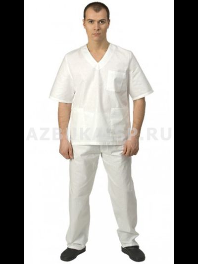 Костюм пекаря/хирурга, ткань бязь, 100% хлопок